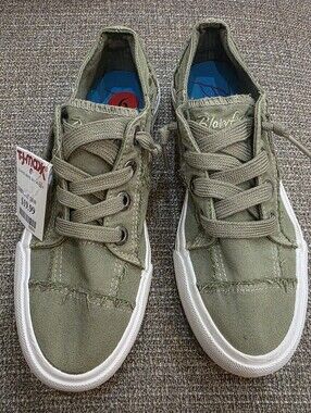 Blowfish Khaki  Canvas Low-Top Sneakers